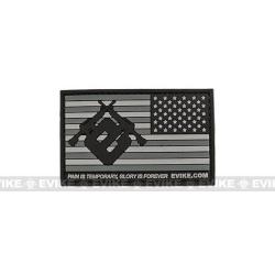 Patch PVC USA Evike - Invers&eacute; / Gris - Evike