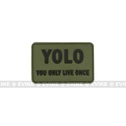 Patch "YOLO" - Olive Drab - Matrix
