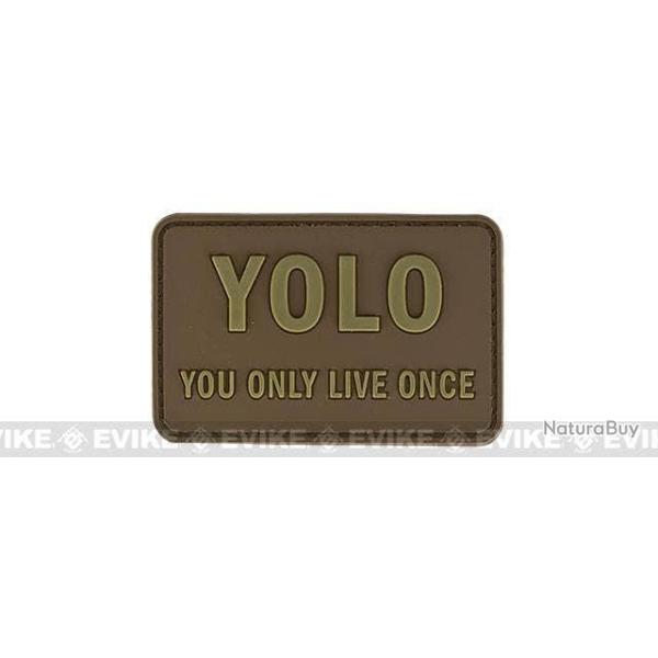 Patch "YOLO" - Tan - Matrix