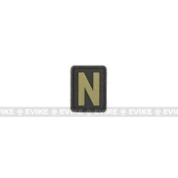 Patch PVC "N" - Noir & Tan - Evike