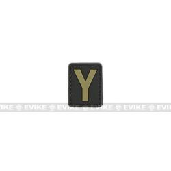 Patch PVC "Y" - Noir & Tan - Evike