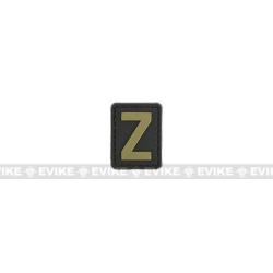 Patch PVC "Z" - Noir & Tan - Evike