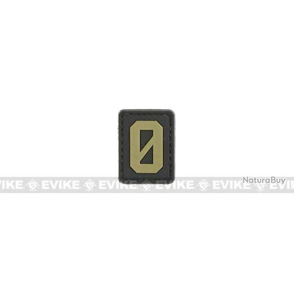 Patch "0" - Noir & Tan - Evike
