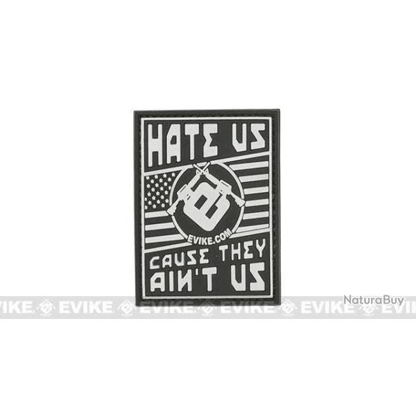 Patch "They Hate Us Cause They Ain't Us" - Noir - Evike