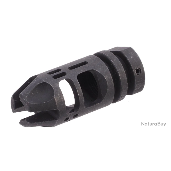 Cache-flamme type Epsilon 5.56 - 14mm CCW / Acier / Noir - 5KU