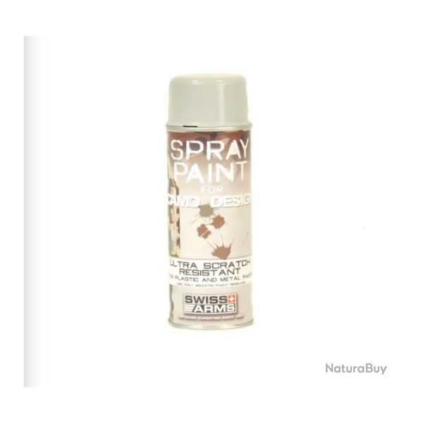 Bombe de peinture 400ml - Gris - Swiss Arms