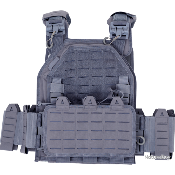 Porte plaque d�tache rapide - Gris - Swiss Arms