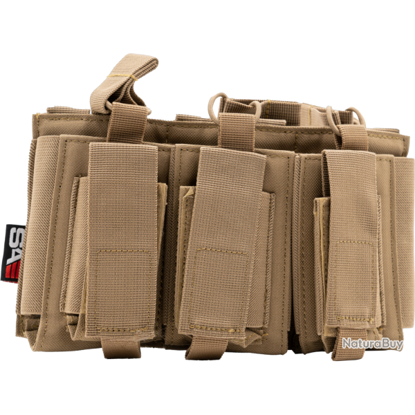 Porte chargeur 3 poches - Noir - Swiss Arms