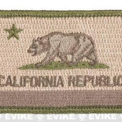 Patch brod&eacute; US Californie - Multicam - Evike