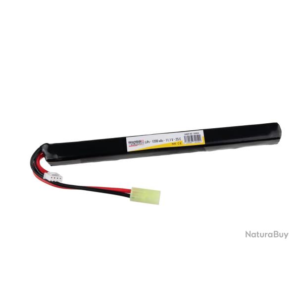 Batterie LiPo 11,1V 1200mAh 25C type Stick - Tamiya Mini - Swiss Arms