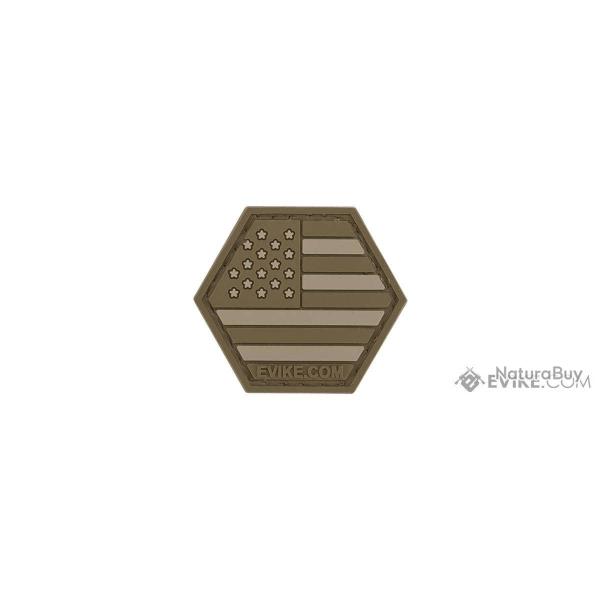 S�rie American flag : Patch USA / Tan - Evike/Hex Patch