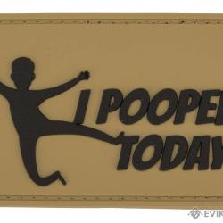 Patch PVC 2"x3" "I Pooped TOlive Drabay" - Evike