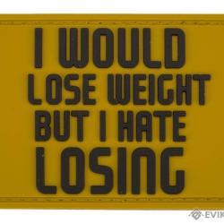 Patch PVC 2"x3" "Hate Losing Weight" - Evike