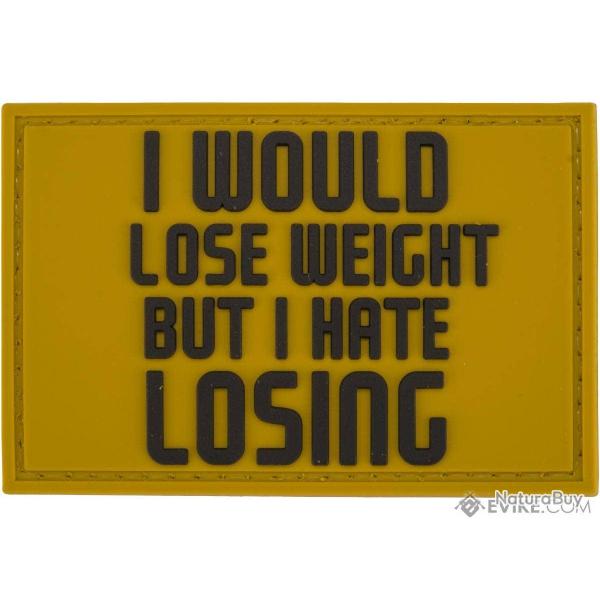 Patch PVC 2"x3" "Hate Losing Weight" - Evike