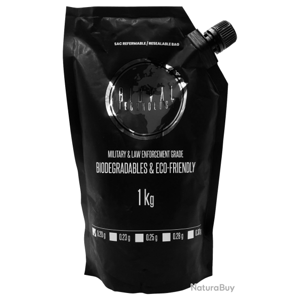 Sachet de billes BIO 0,28g - Blanc - Bioval