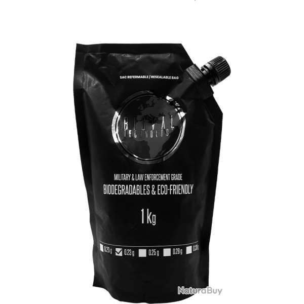 Sachet de billes BIO 0,23g - Blanc - Bioval