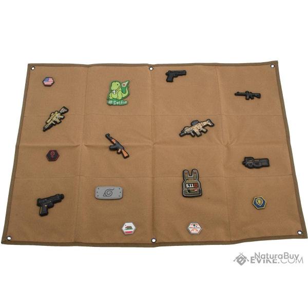 Moyen panneau d'exposition scratch pour patchs - Coyote Brown - Evike