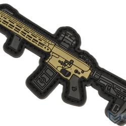 Patch PVC Miniaturized Falkor Blitz SBR AR-15 - EMG