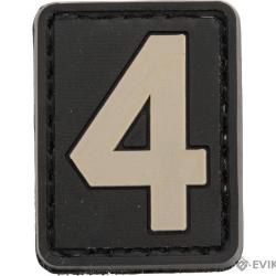 Patch PVC Chiffre 4 - Evike