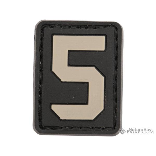 Patch PVC Chiffre 5 - Evike