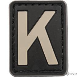 Patch PVC Lettre K - Evike