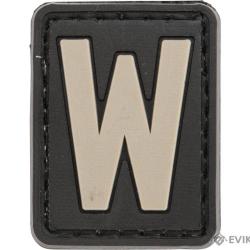 Patch PVC Lettre W - Evike