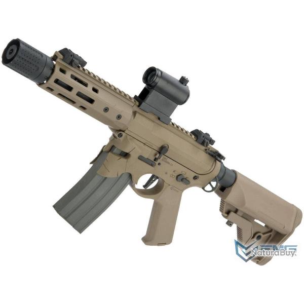 Sharps Bros. M4 "Overthrow" PDW 8" AEG avec poign�e moteur Slim - Olive Drab - EMG/Ares
