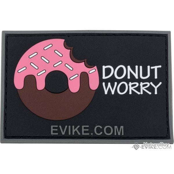 Patch PVC 2"x3" "Donut Worry" - Evike