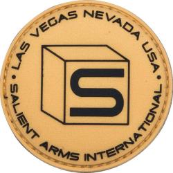 Patch PVC rond Salient Arms International - Tan - SAI