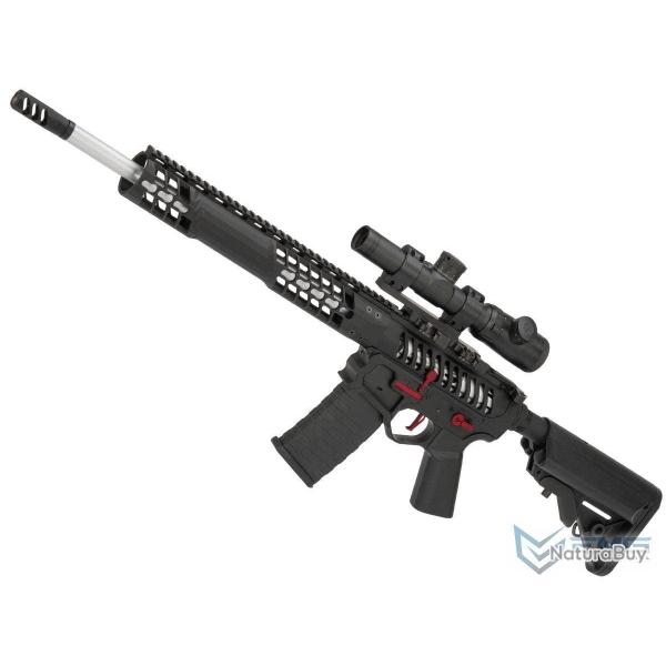 F-1 Firearms BDR-15 AEG - Version 400 fps / Noir & Rouge - EMG/APS