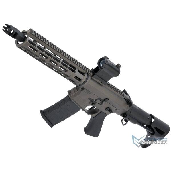 Falkor AR-15 Blitz SBR AEG avec crosse CRS - Version 350 fps / Falkor Grey - EMG/APS