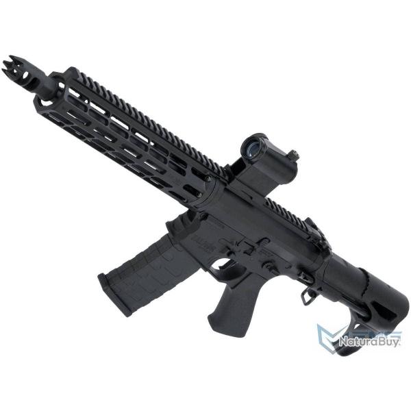 Falkor AR-15 Blitz SBR AEG avec crosse CRS - Version 350 fps / Noir - EMG/APS