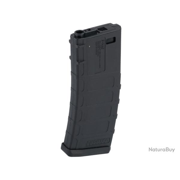 Chargeur Tracer Hi-Cap 300 BBs type PMAG pour M4 AEG - Noir - King Arms