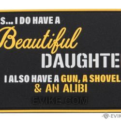 Patch PVC "I Have A Beautiful Daughter And A Gun" - Evike