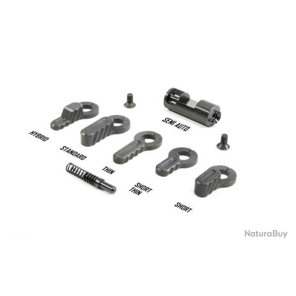 Battle Arms Development set de s�lecteurs de tir BAD-ASS pour KWA/KSC LM4 GBBR - Noir - PTS