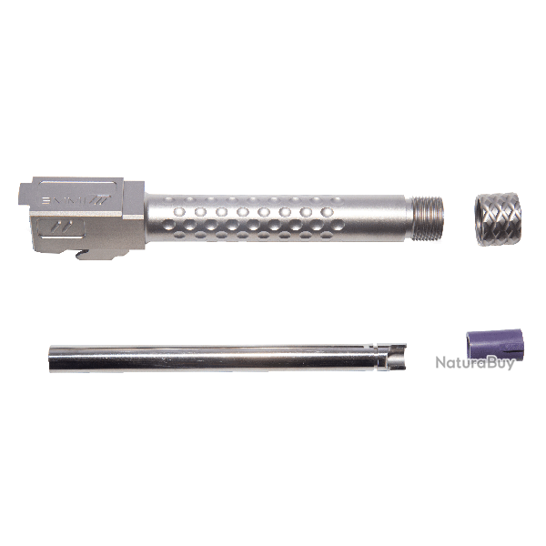 ZEV Technologies set canon externe filet� pour G17 Marui GBB - Argent - PTS