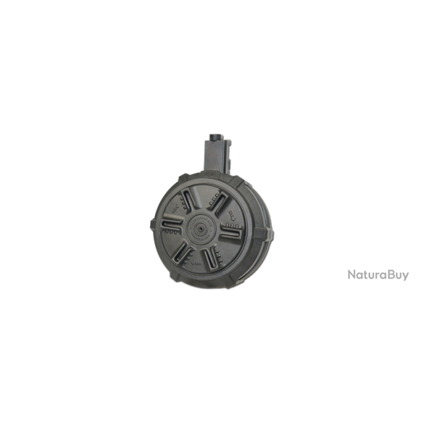 Drum 1500 BBs pour EGM AEG - Noir - G&G