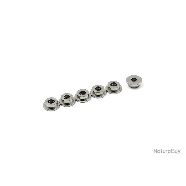 Set de 6 Bushings 6mm pour AEG - Version Double Oil Tank / Acier - Modify