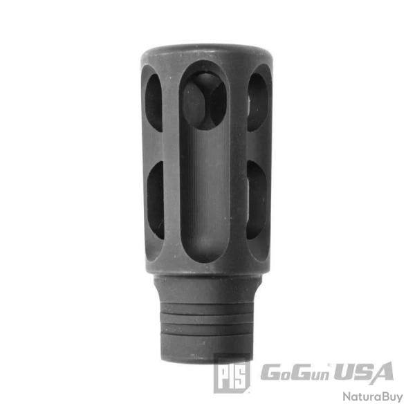 Cache-flamme GoGun� SuperComp� No Talon - 14mm CW / Aluminium / Noir - PTS