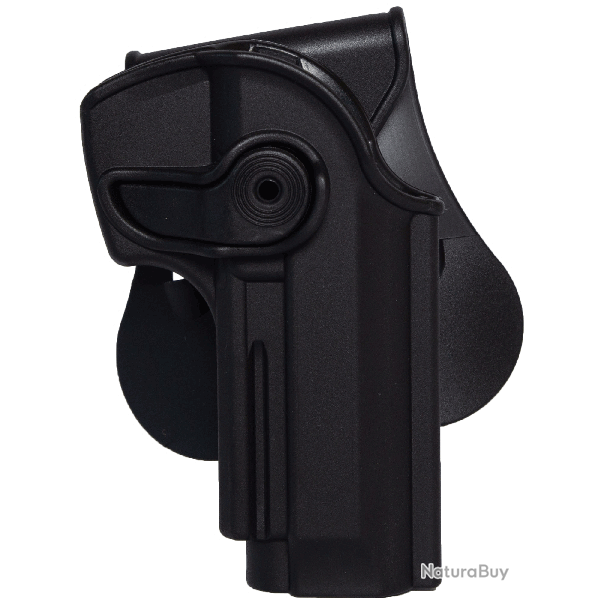 Polymer Retention Paddle Holster for Taurus PT92/PT92 with rail/PT 99/100/01 - Droitier / Noir - IMI