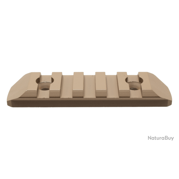 Rail Picatinny 5 slots pour KeyMod (JA-2033-TAN) - Tan - JJ Airsoft