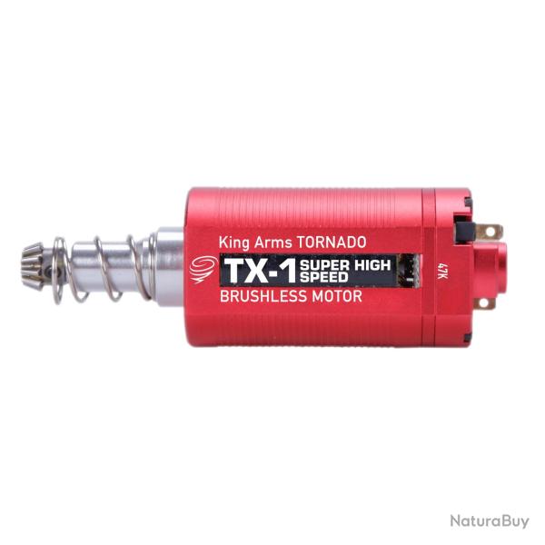 Moteur Brushless TX-1 Tornado Super Hi-Speed pour AEG - Axe long - King Arms
