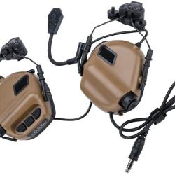 Casque M32H pour casque type Exfil - Coyote Brown - Earmor