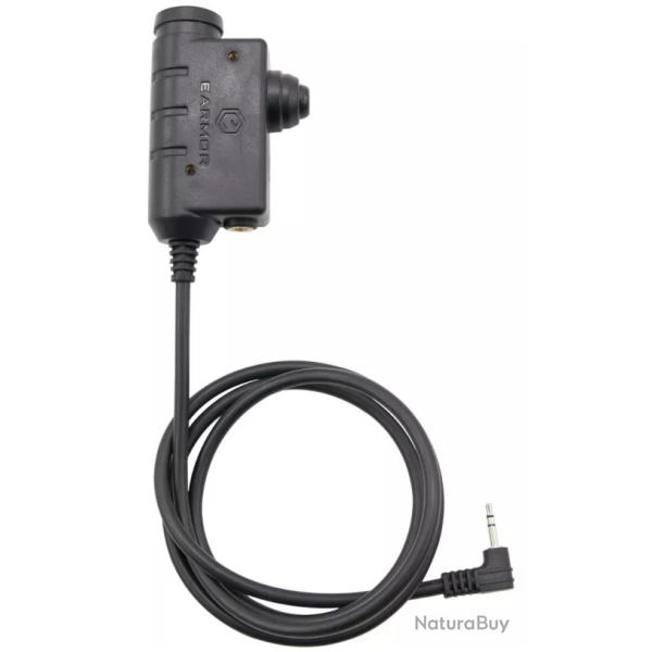 PTT M51 - Motorola 1 Pin / Noir - Earmor