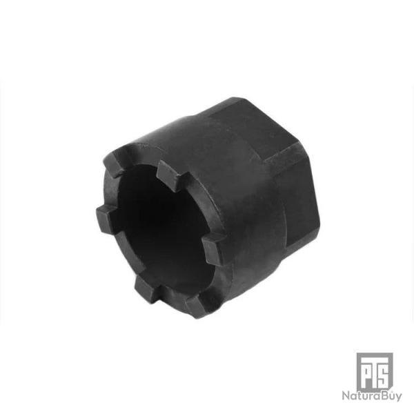Mega Arms Barrel Nut Key pour MKM AR-15 GBBR - Noir - PTS