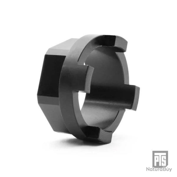 Mega Arms Barrel Nut Key pour MML .308 Maten GBBR - Noir - PTS