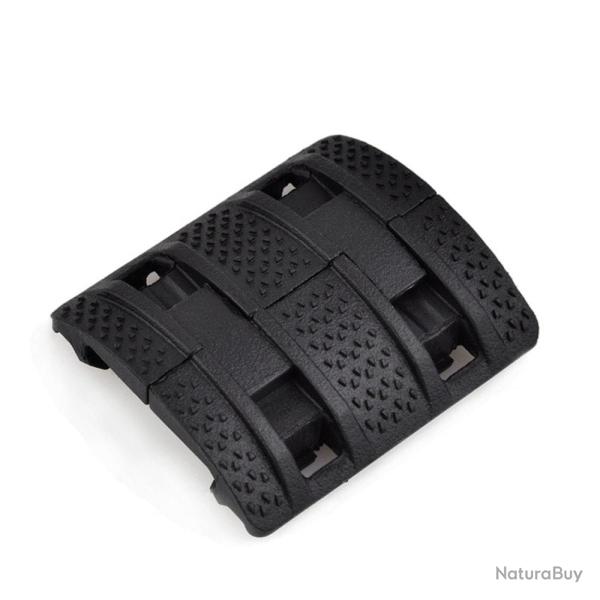 Set de caches rail type XTM pour Picatinny - Plastique / Noir - MP