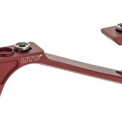 Poignée tactique inclinée Ultra Slim - Keymod / Rouge - UTG