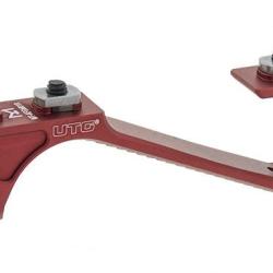 Poignée tactique inclinée Ultra Slim - M-LOK / Rouge - UTG