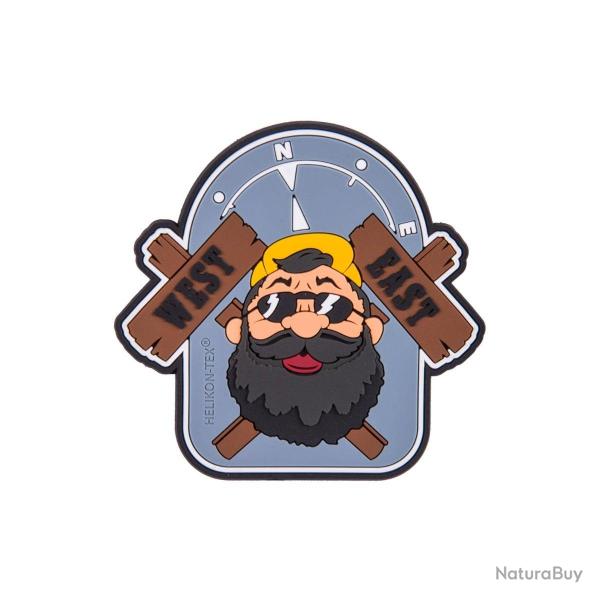 Patch Beardman OUTBACK - PVC / Gris - Helikon